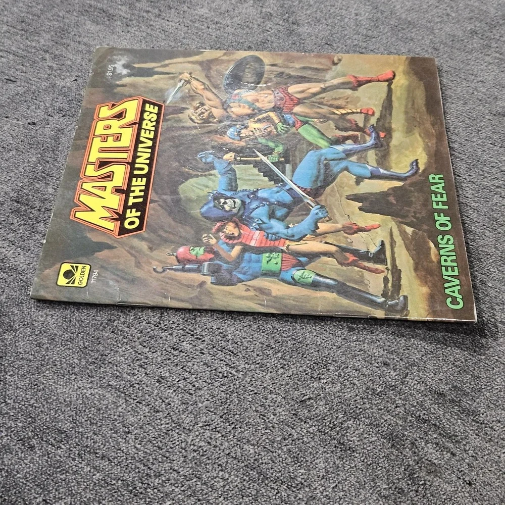 Vintage Masters‎ of the Universe Caverns of Fear 1983 He-Man Skeletor Book